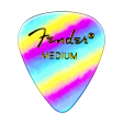 Fender 351 Shape Graphic Medium Picks - Rainbow - 12 Pack Hot on Sale