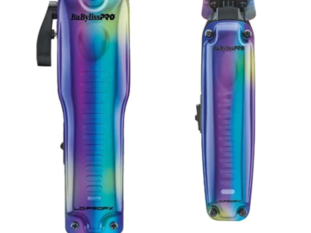 BABYLISSPRO 2pcs LO-PROFX LIMITED EDITION IRIDESCENT HIGH-PERFORMANCE CORDLESS LOW-PROFILE COMBO by PBCS- CLIPPER #FX825RB ,TRIMMER #FX726RB Supply