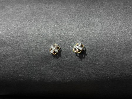 Brilliant Blossoms Diamond Stud Earring For Discount