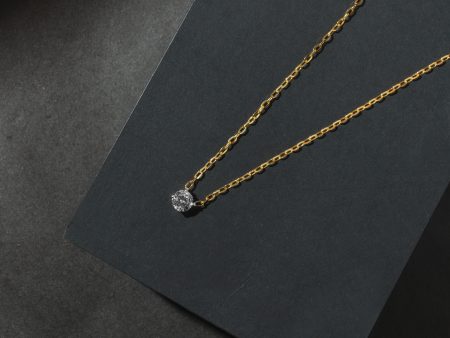 Single Stone Diamond Minimal Pendent- Office wear Online