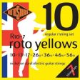 Rotosound R10-7 Roto Yellows Regular Electric Guitar Strings Hot on Sale