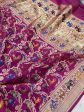 Pure Banarasi Katan silk handloom saree, Kadhwa Shikargaah Jaal (HT00) on Sale