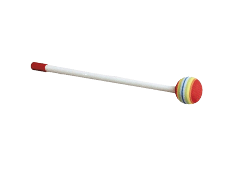 Remo 10  Mallet White Plastic - Multi-Colored Foam Head Cheap