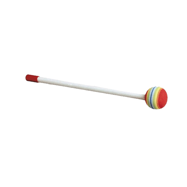 Remo 10  Mallet White Plastic - Multi-Colored Foam Head Cheap