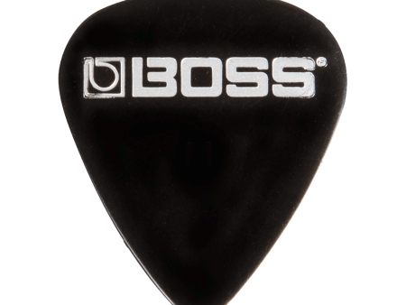 Boss Celluloid Medium Picks - 12 Pack - Black Online Sale