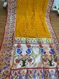 Yellow Pure Banarasi Katan Silk Handloom Saree- Kadhwa Paithani For Discount