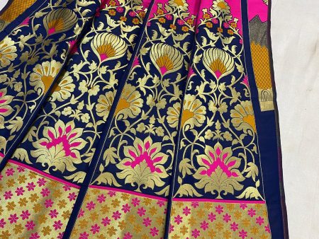 Banarasi Katan Silk Handloom LehengaVKJ05B9 Supply