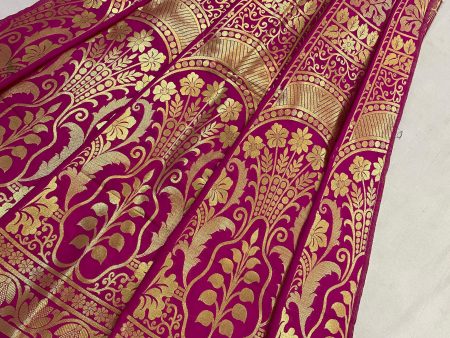 Banarasi Katan Silk Handloom LehengaVKJ05C1 For Sale