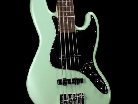 Fender Deluxe Active Jazz Bass V 5-String Surf Pearl Hot on Sale