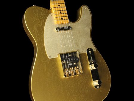 Used Fender Custom Shop 2017 Limited Edition Telecaster Closet Classic Electric Guitar HLE Gold on Sale