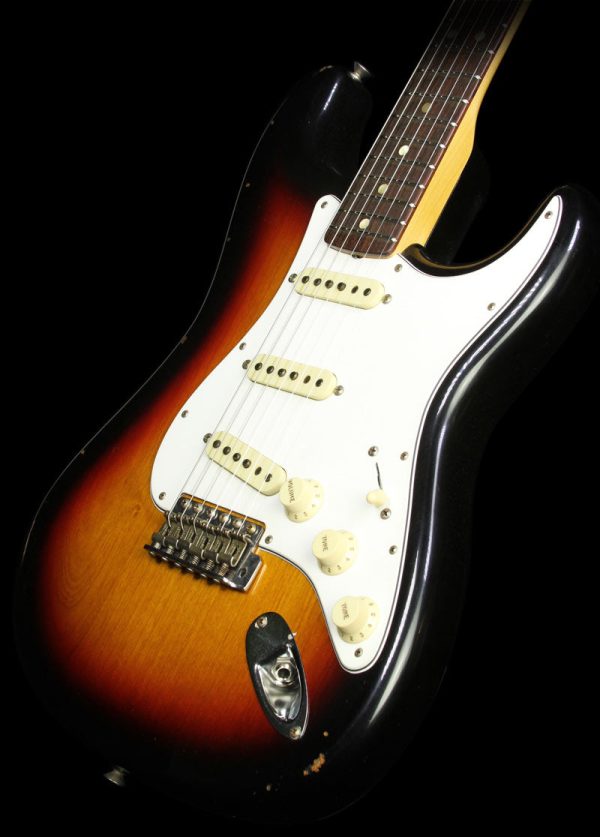 Fender Custom Shop Time Machine 1970 Stratocaster Relic Electric Guitar Three-Tone Sunburst on Sale