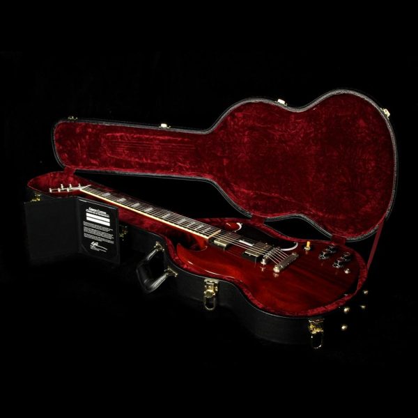 Gibson Custom Shop Music Zoo Exclusive Roasted SG Standard Electric Guitar Cherry Online now