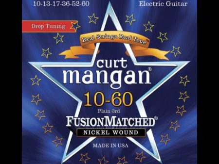 Curt Mangan Fusion Matched Nickel Wound Electric Strings (10-60) For Sale