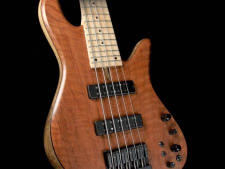 Fodera Emperor Standard 5 Electric Bass Guitar Flamed Redwood Natural Fashion