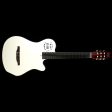 Used Godin Multiac Grand Concert Duet Ambiance Acoustic-Electric Guitar White on Sale