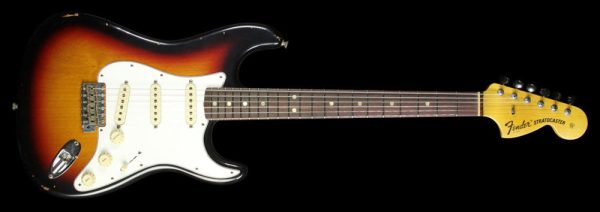 Fender Custom Shop Time Machine 1970 Stratocaster Relic Electric Guitar Three-Tone Sunburst on Sale