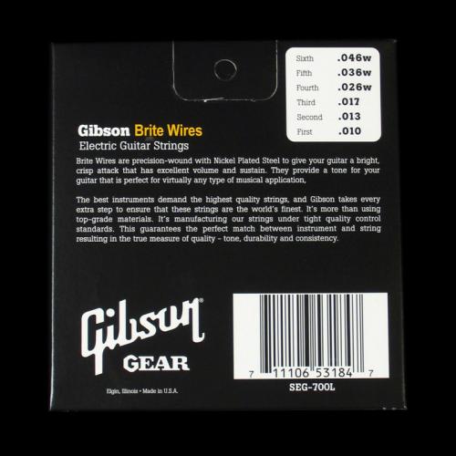 Gibson Brite Wires Electric Strings (Light 10-46) For Cheap