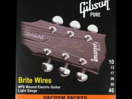 Gibson Brite Wires Electric Strings (Light 10-46) For Cheap