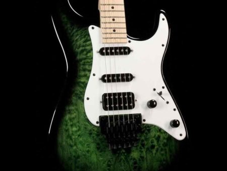 Jackson X Series Signature Adrian Smith SDXQ Transparent Green Burst Online Hot Sale