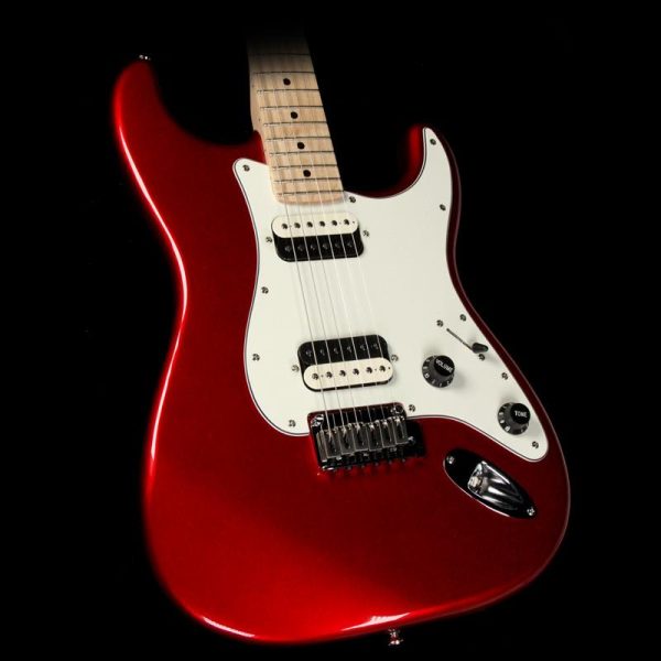 Squier Contemporary Stratocaster HH Dark Metallic Red Online Hot Sale