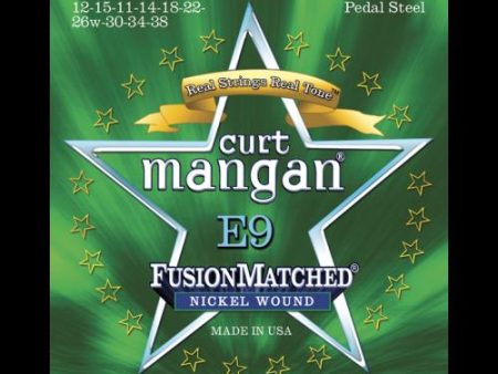 Curt Mangan Fusion Matched Nickel Wound Pedal Steel Strings (12-38) Supply