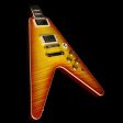 Used 2016 Gibson Custom Shop Flying V Standard Electric Guitar Washed Cherry Hot on Sale