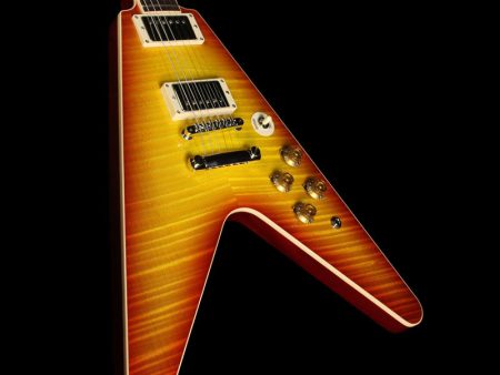 Used 2016 Gibson Custom Shop Flying V Standard Electric Guitar Washed Cherry Hot on Sale